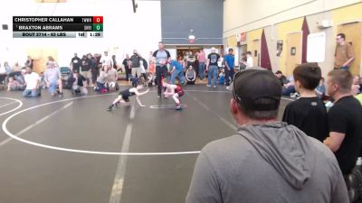 63 lbs Champ. Rd Of 16 - Braxton Abrams, Shootbox Rigby vs Christopher Callahan, TW Wrestling