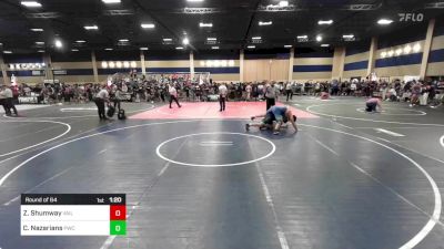 190 lbs Round Of 64 - Zachary Shumway, Vail Wr Acd vs Cayden Nazarians, Pwc
