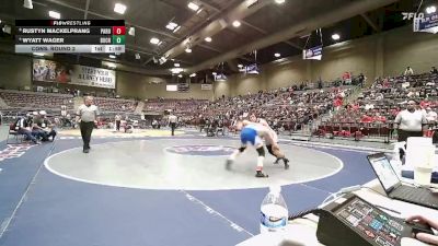 2A 175 lbs Cons. Round 2 - Rustyn Mackelprang, Parowan vs Wyatt Wager, Duchesne