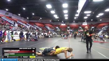 130 lbs Champ. Round 2 - Vance Barz, Pursuit vs Kaden Chinavare, Fantasy Elite Wrestling