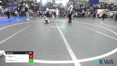 57 lbs Rr Rnd 2 - Emersyn Edge, Piedmont vs Noah Torres, Standfast OKC