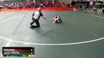 70 lbs Semis (4 Team) - Joshua Anderson, LCWM vs Rylee Engan, Caledonia/Houston