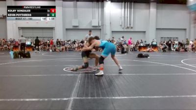 160 lbs Quarterfinal - Kolby Gonzales, Top Rank vs Kevin Poythress, Bulloch Bandits Wrestling Club
