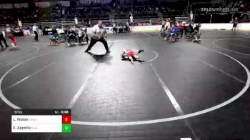 57 lbs Round Of 16 - Landon Walsh, Washington Twp vs Evan Appello, Aviators