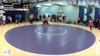 145 lbs. Cons. Round 3 - Jamyra Allen, Roxana vs Mylah Dolde, Festus