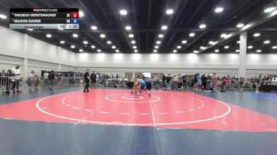 138 lbs Quarters - Thadeus Gerstenacker, SC vs Mason Bauer, OH