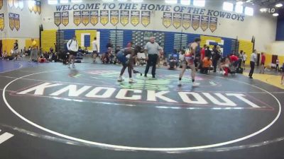 150 lbs Round 2 (8 Team) - Skyler Hackl, Black Hive vs Jeremiah Johnson, Cocoa Beach WC