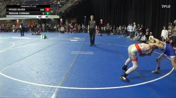 90 lbs Round 3 - Ryker Silver, AWC Anamosa Wrestling Club vs Reegan Corning, RT Elite