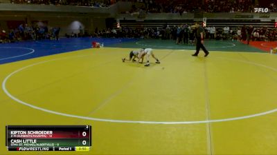 55 lbs Placement (4 Team) - Cash Little, STMA (St. Michael/Albertville) vs Kipton Schroeder, Z-M (Zumbrota/Mazeppa)