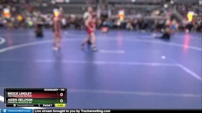 110 lbs Cons. Round 4 - Brock Lindley, The Wrestling Factory vs Aiden Hellman, Immortal Athletics WC