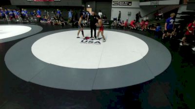 157 lbs Julian Cordova, SDIKWA - San Diego-Imperial Kids Wrestling Association vs Jadin Gil, KCWA - Kern County Wrestling Association