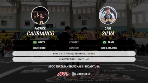 Patrick Caubianco vs 2025 ADCC Brazilian Nationals