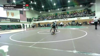 132 lbs Champ. Round 1 - Jaun Velasco, Channel Islands vs Landon Alonzo, Canyon