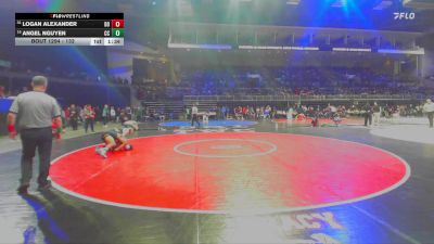 132 lbs Champ. Round 2 - Angel Nguyen, Central Catholic vs Logan Alexander, Del Oro
