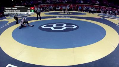 D2-150 lbs Cons. Round 3 - Giovanni Duniec, Padua Franciscan vs Ethan Kuhns, Jonathan Alder