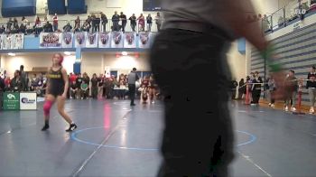 100 lbs 5th Place Match - Maliya Halpin, Borah High School vs Aliyah Allen, Borah High School