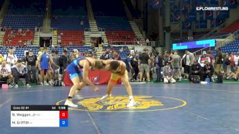 170 lbs Cons 32 #1 - Neva Weggen, Jr, Washington vs Michael Griffith, Iowa