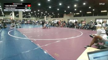 132 lbs Quarterfinal - Don O`Kelley, Van Buren High School vs Cael Brubaker, Best Trained Wrestling