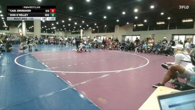 132 lbs Quarterfinal - Don O`Kelley, Van Buren High School vs Cael Brubaker, Best Trained Wrestling