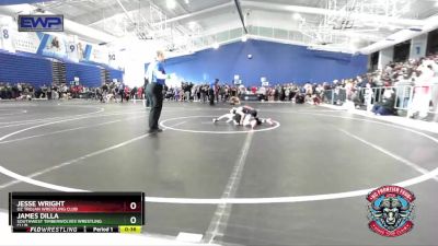 58 lbs Quarterfinal - James Dilla, Southwest Timberwolves Wrestling Club vs Jesse Wright, OZ Trojan Wrestling Club