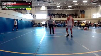 141 lbs Round 5 (6 Team) - Evan Rodriguez, Cowley College vs Ejay Torres, Snow