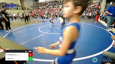 60 lbs Semifinal - Haze Mashburn, Collinsville Cardinal Youth Wrestling vs Urijah Bolin, Sallisaw Takedown Club