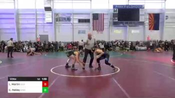123 lbs Round Of 16 - Landon Martin, Cedaredge WC vs Christian Pebley, Apex Wrestling Academy