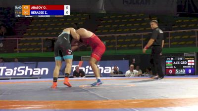 86 kg Orkhan Abasov, AZE vs Zaur Beradze, GEO