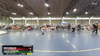 105-115 lbs Quarterfinal - Ryan Wardlaw, Small Town Wrestling vs Oakley Stoddard, Hawk Wrestling Club