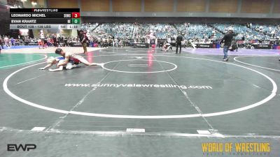 138 lbs 5th Place - Leonardo Michel, Salem Elite Mat Club vs Evan Krantz, Nevada Elite