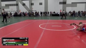 130 lbs Round 2 - Wyatt Musgrove *, PGHS vs Bentley Illuzzi, WESR