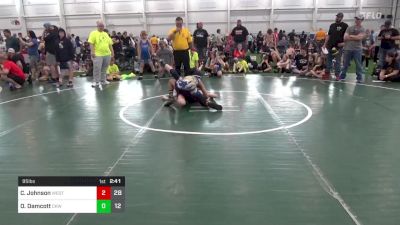 95 lbs Pools - Christian Johnson, West Virginia Wild vs Owen Damcott, CKW Backyard Barbarians