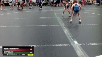76 lbs Round 5 (6 Team) - CJ Fassler, Terps Xtreme MS vs Adam Hagenbuch, North Carolina