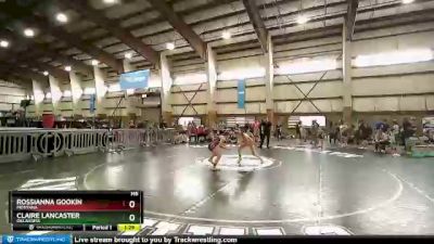 116 lbs Semifinal - Claire Lancaster, Oklahoma vs Rossianna Gookin, Montana