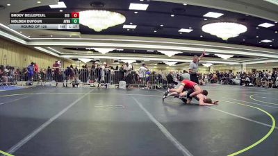 120 lbs Round Of 128 - Brody Bellefeuil, Red Dot WC vs Holden Dufour, Aywa