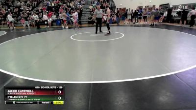 126 lbs Champ. Round 2 - Ethan Kelly, Terminator Wrestling Academy vs Jacob Campbell, Purler Wrestling Academy