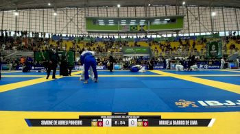Mikaela Barros De Lima vs Simone De Abreu Pinheiro 2026 Brasileiro Jiu-Jitsu IBJJF