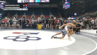 150 lbs Cons. Rd Of 16 - Samson McKissick Staley, New York vs Alexander Shvartsman, Illinois