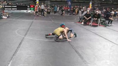 70 lbs Consi Of 16 #2 - Brooks Lyons, All I See Is Gold Academy vs Michael Smith, High Pace Wrestling Club