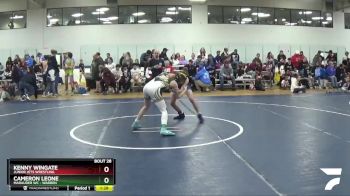 109 lbs Quarterfinal - Cameron Leone, Marauder WC - Warren vs Kenny Wingate, Junior Jets Wrestling