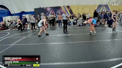 106 lbs Round 2 (8 Team) - Chance Wuhr, Lake WC vs Henry Craiglow, Dayton Bandits