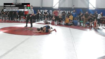63 lbs Cons. Quarters - Cristian Navarro, Spring Hills Wrestling vs Kason Lewitt, Spokane Wrestling
