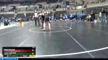 215 lbs Semis & 1st Wrestleback (8 Team) - Felix Kelsey, Marshall/Lakeview/RTR vs Zayn Wacker, Perham
