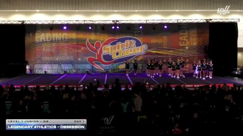 Legendary Athletics - Obsession [2025 L1 Junior - D2 Day 1] 2025 Spirit Cheer Dance Grand Nationals & Cheer Nationals