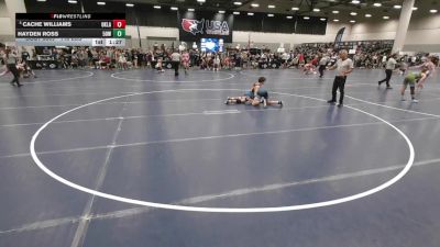 113 lbs Champ. Rd Of 32 - Cache Williams, Oklahoma vs Hayden Ross, 512 Outlaw Wrestling