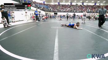 74 lbs Rr Rnd 3 - Taygan Hunke, Smith Wrestling Academy vs Violet Mayfield, Madill Takedown