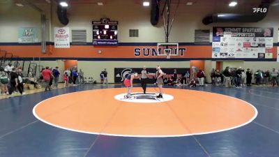 180 lbs Semifinal - Lilly Johnson, Dickson Middle School vs Heidi Hayes, Lincoln Heights Middle School