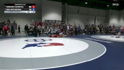 97 lbs Cons. Round 2 - Armando Sandoval, NWS vs Eric Mittlestead, California State Bakersfield