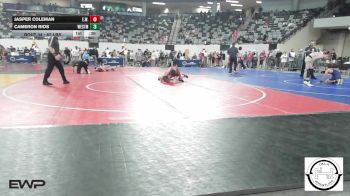 87 lbs Consolation - Jasper Coleman, Elgin Wrestling vs Cameron Rios, Westmoore Wresting