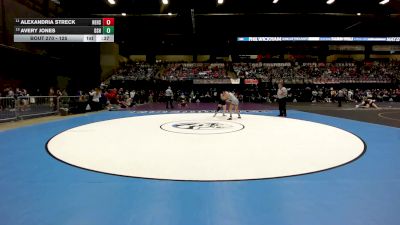 125 lbs Cons. Round 2 - Alexandria Streck, Newton HS vs Avery Jones, De Soto HS